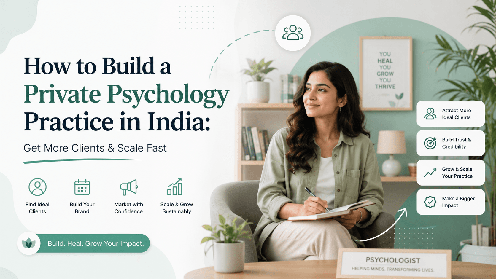 How to Build a Private Psychology Practice in India: Get More Clients & Scale Fast